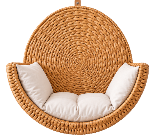 Water Hyacinth Cat Nest, Woven by Artisans